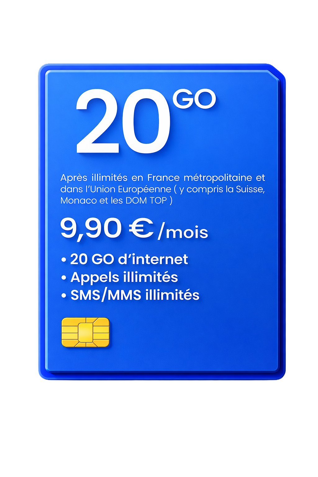 Forfait Bleutel 20go - France Téléphone. Forfait Bleutel 20go
