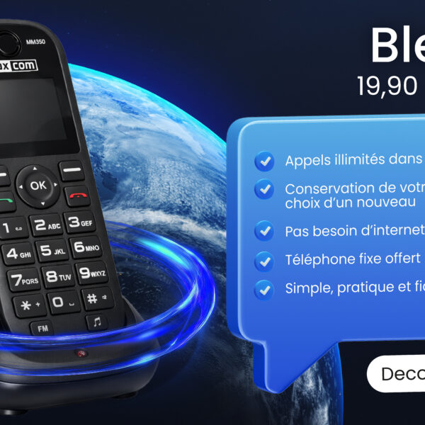 Forfait BleuFixe à 19,90€ avec Téléphone offert
